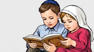 freepik__boy-girl-jewish-reading-torah__47284